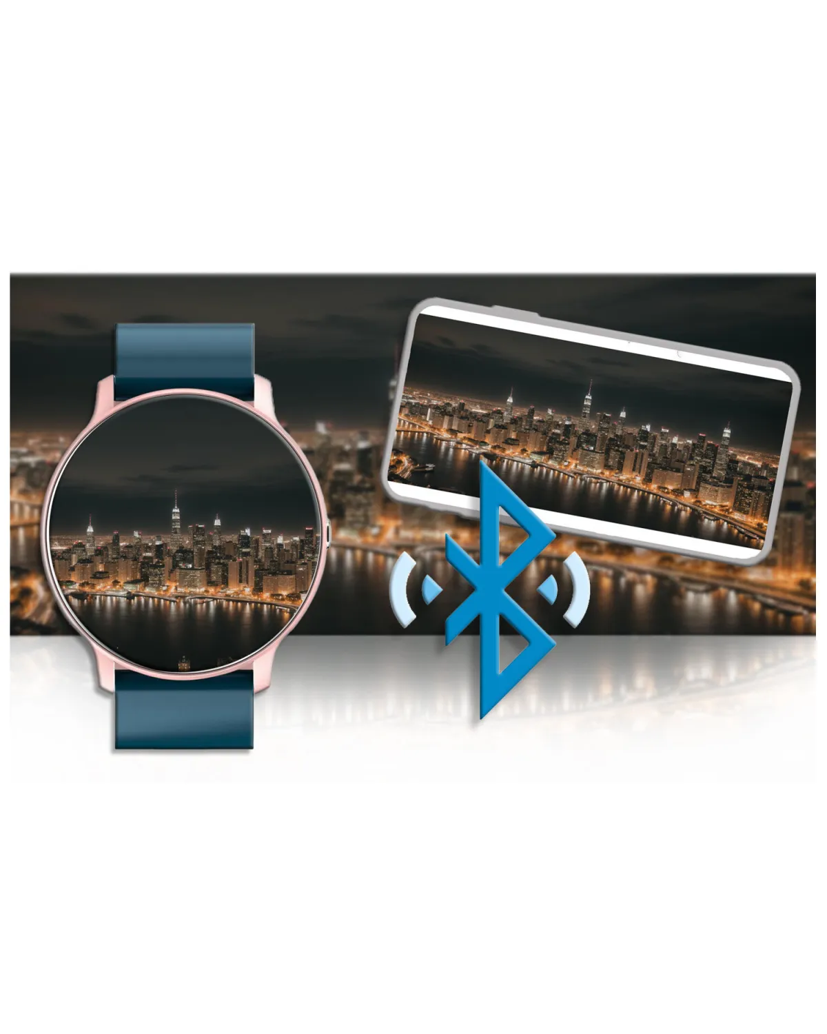 SMARTWATCH UNISEX GRAVITY GT1-4 - PULSOMETR, WŁASNE TARCZE (sg015d)