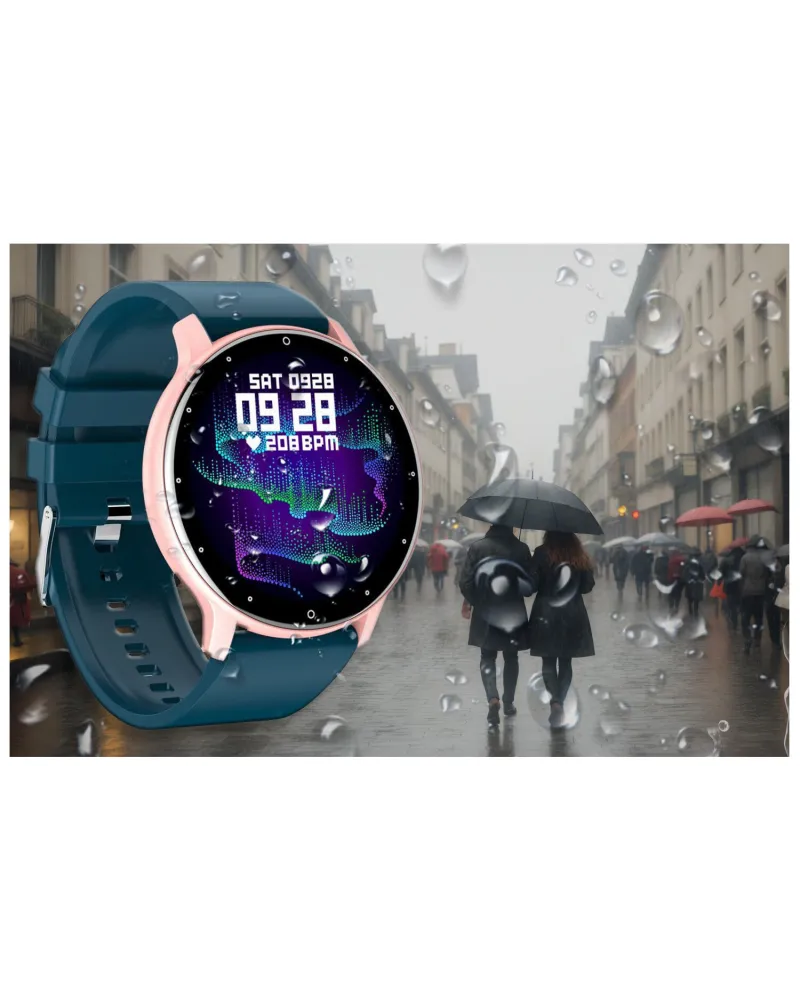 SMARTWATCH UNISEX GRAVITY GT1-4 - PULSOMETR, WŁASNE TARCZE (sg015d)