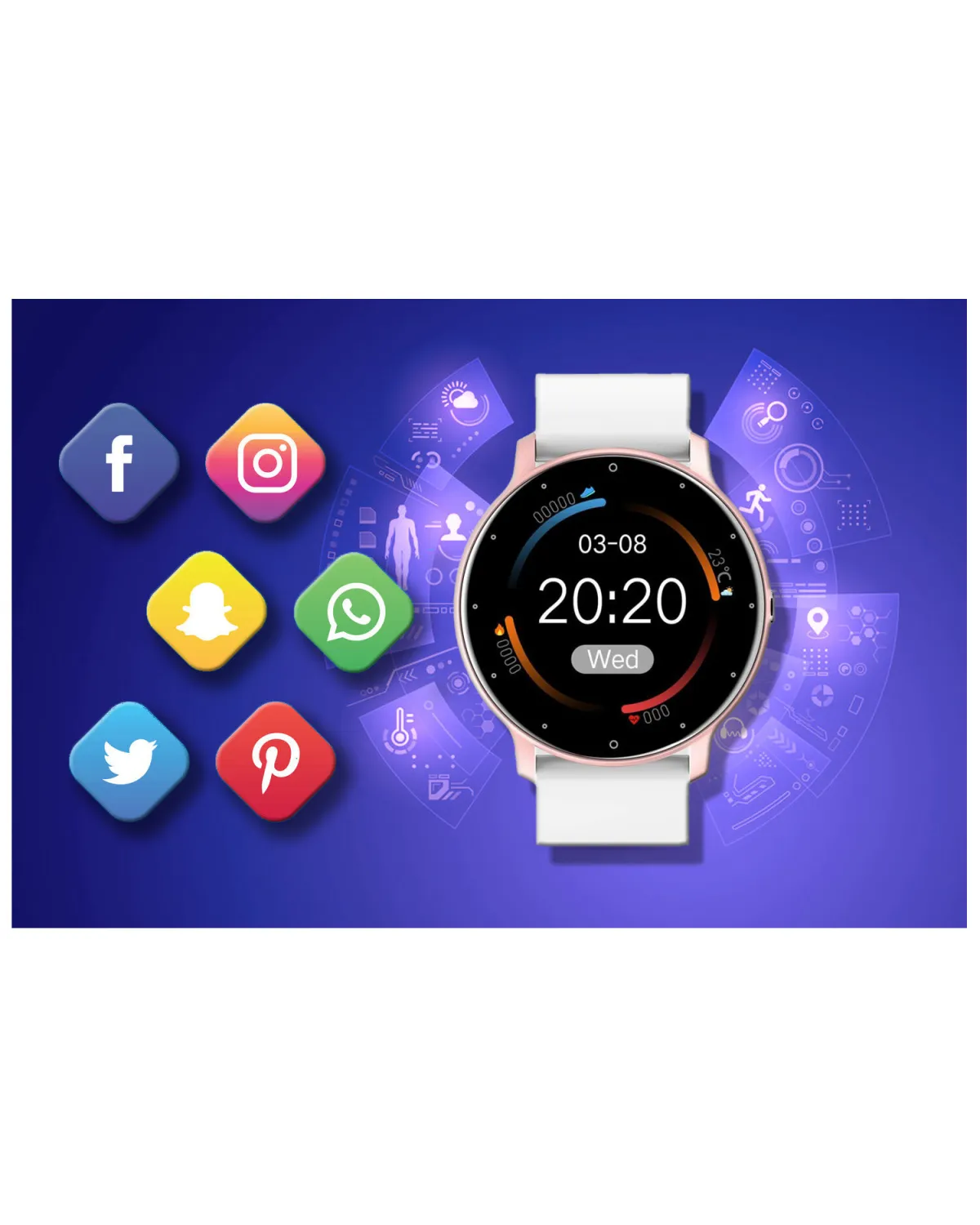 SMARTWATCH UNISEX GRAVITY GT1-7 - PULSOMETR, WŁASNE TARCZE (sg015g) SMARTWATCH UNISEX GRAVITY GT1-7 - PULSOMETR, WŁASNE TARCZE (sg015g)