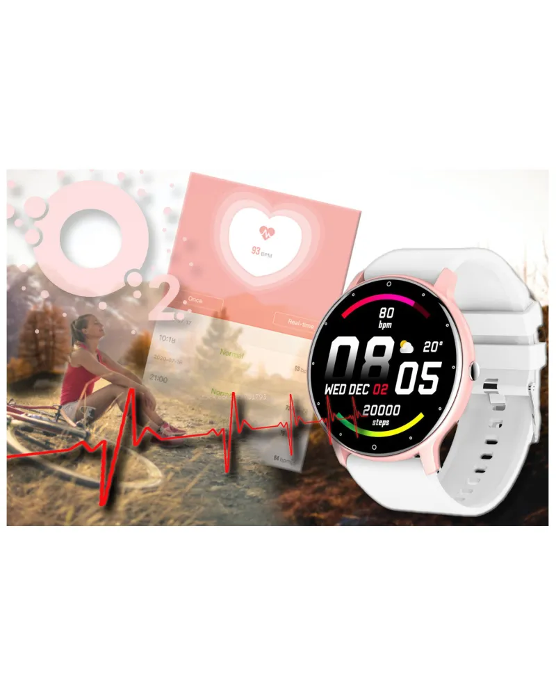 SMARTWATCH UNISEX GRAVITY GT1-7 - PULSOMETR, WŁASNE TARCZE (sg015g) SMARTWATCH UNISEX GRAVITY GT1-7 - PULSOMETR, WŁASNE TARCZE (sg015g)