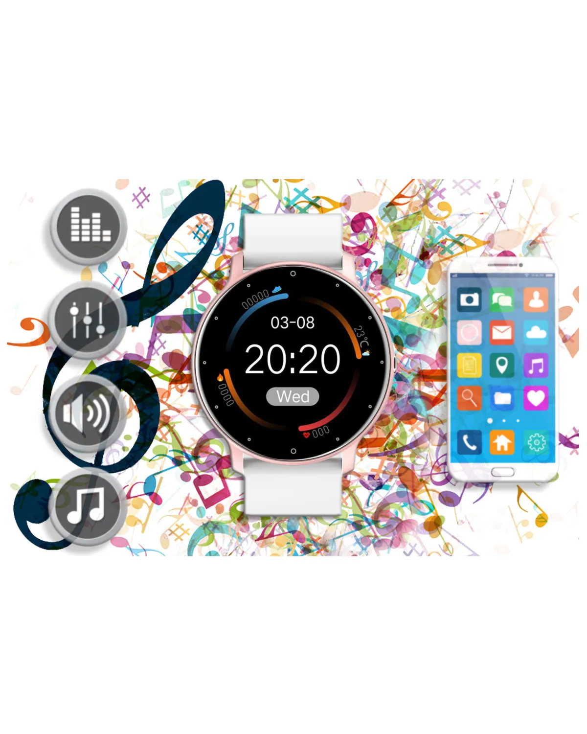 SMARTWATCH UNISEX GRAVITY GT1-7 - PULSOMETR, WŁASNE TARCZE (sg015g) SMARTWATCH UNISEX GRAVITY GT1-7 - PULSOMETR, WŁASNE TARCZE (sg015g)
