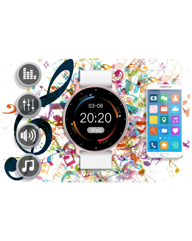 SMARTWATCH UNISEX GRAVITY GT1-7 - PULSOMETR, WŁASNE TARCZE (sg015g) SMARTWATCH UNISEX GRAVITY GT1-7 - PULSOMETR, WŁASNE TARCZE (sg015g)