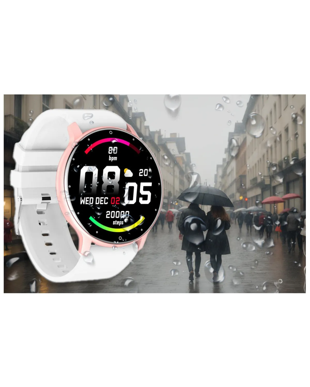 SMARTWATCH UNISEX GRAVITY GT1-7 - PULSOMETR, WŁASNE TARCZE (sg015g) SMARTWATCH UNISEX GRAVITY GT1-7 - PULSOMETR, WŁASNE TARCZE (sg015g)
