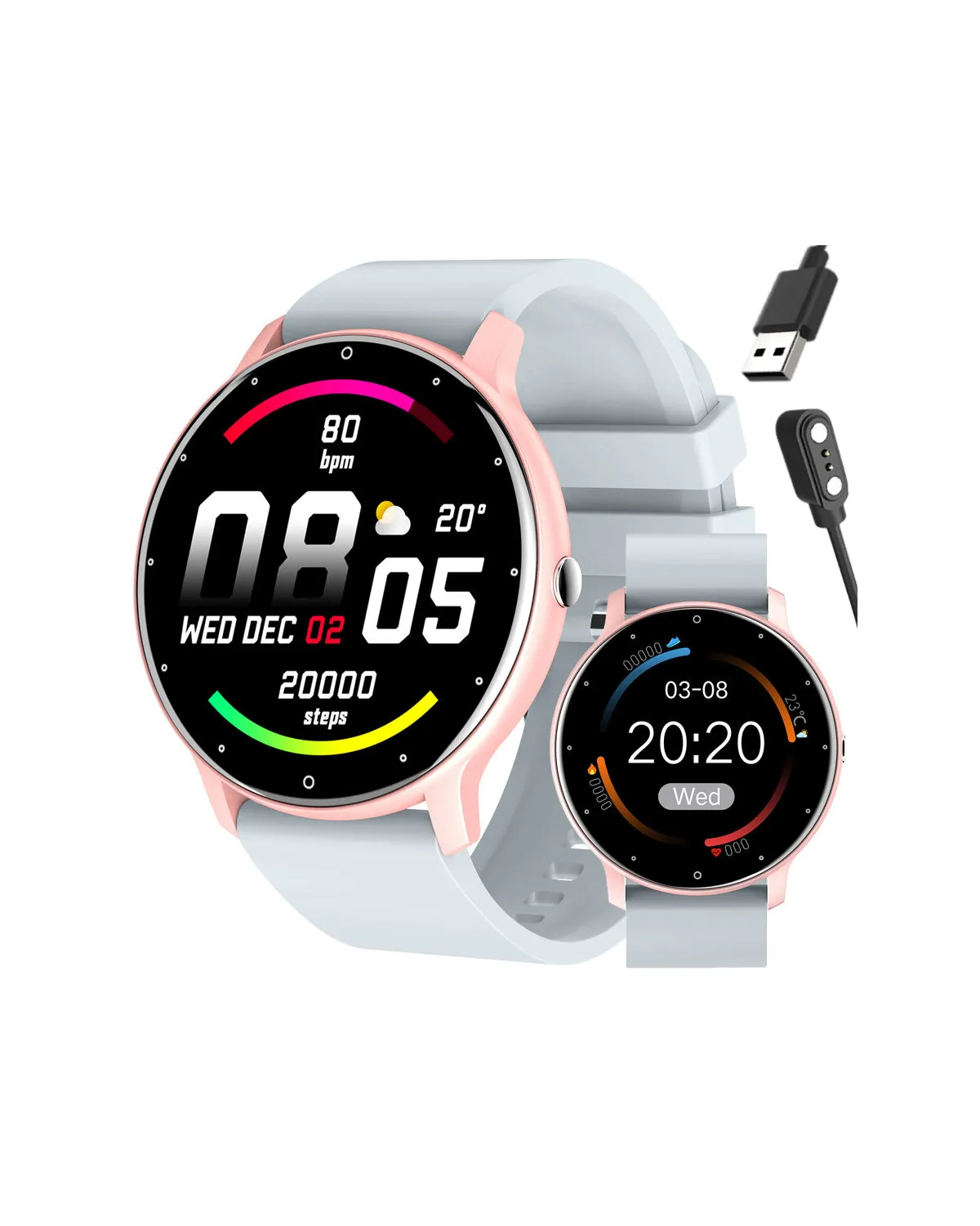 SMARTWATCH UNISEX GRAVITY GT1-8 - PULSOMETR, WŁASNE TARCZE (sg015h) SMARTWATCH UNISEX GRAVITY GT1-8 - PULSOMETR, WŁASNE TARCZE (sg015h)