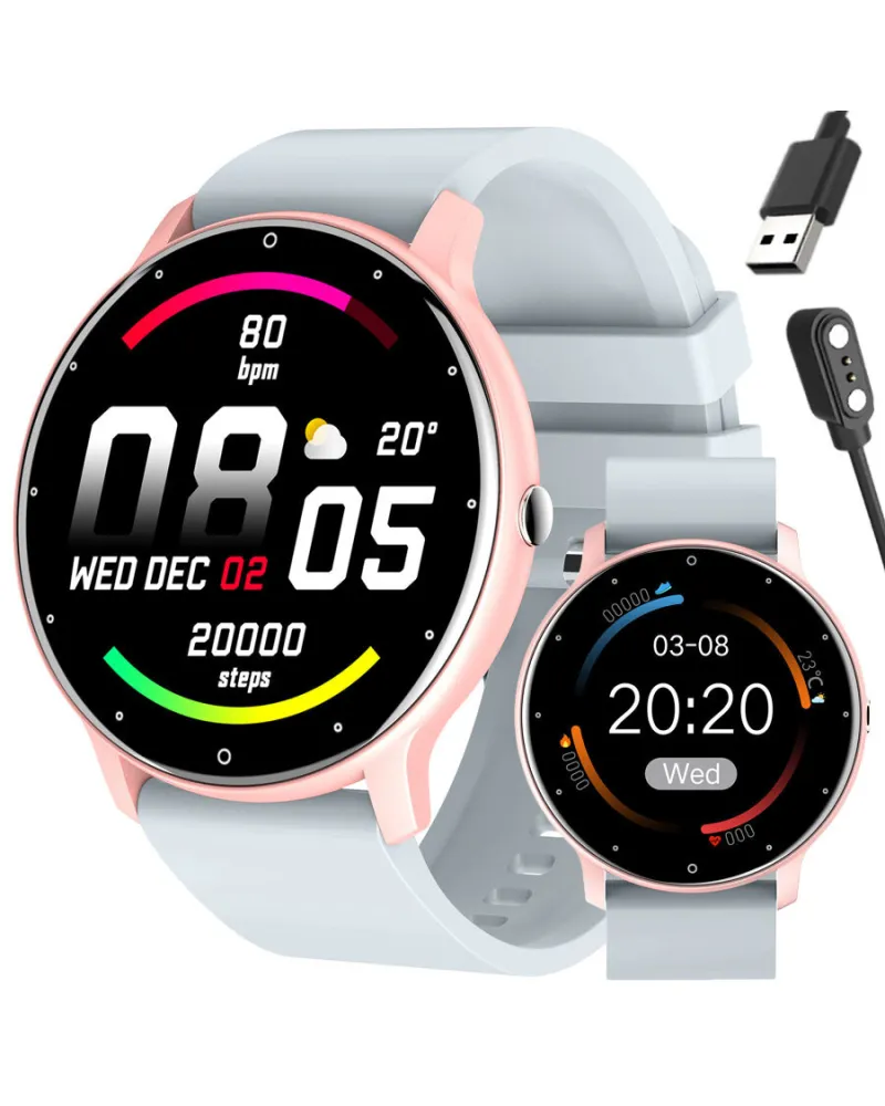 SMARTWATCH UNISEX GRAVITY GT1-8 - PULSOMETR, WŁASNE TARCZE (sg015h) SMARTWATCH UNISEX GRAVITY GT1-8 - PULSOMETR, WŁASNE TARCZE (sg015h)