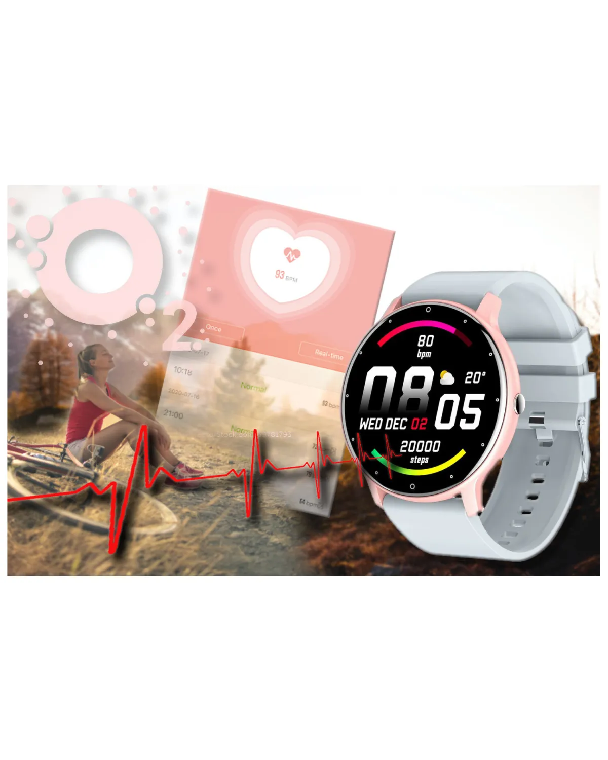 SMARTWATCH UNISEX GRAVITY GT1-8 - PULSOMETR, WŁASNE TARCZE (sg015h) SMARTWATCH UNISEX GRAVITY GT1-8 - PULSOMETR, WŁASNE TARCZE (sg015h)