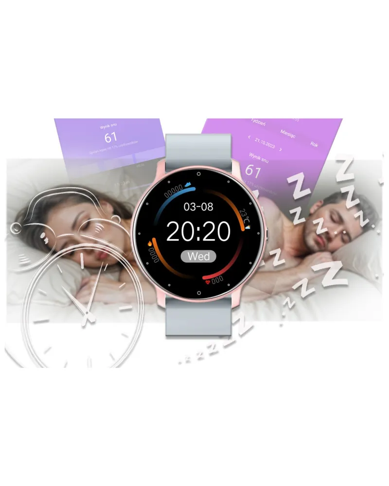 SMARTWATCH UNISEX GRAVITY GT1-8 - PULSOMETR, WŁASNE TARCZE (sg015h) SMARTWATCH UNISEX GRAVITY GT1-8 - PULSOMETR, WŁASNE TARCZE (sg015h)