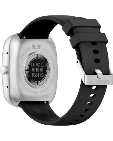 SMARTWATCH UNISEX GRAVITY GT18-4 - ROZMOWY BLUETOOTH, DODATKOWY PASEK (sg036d)