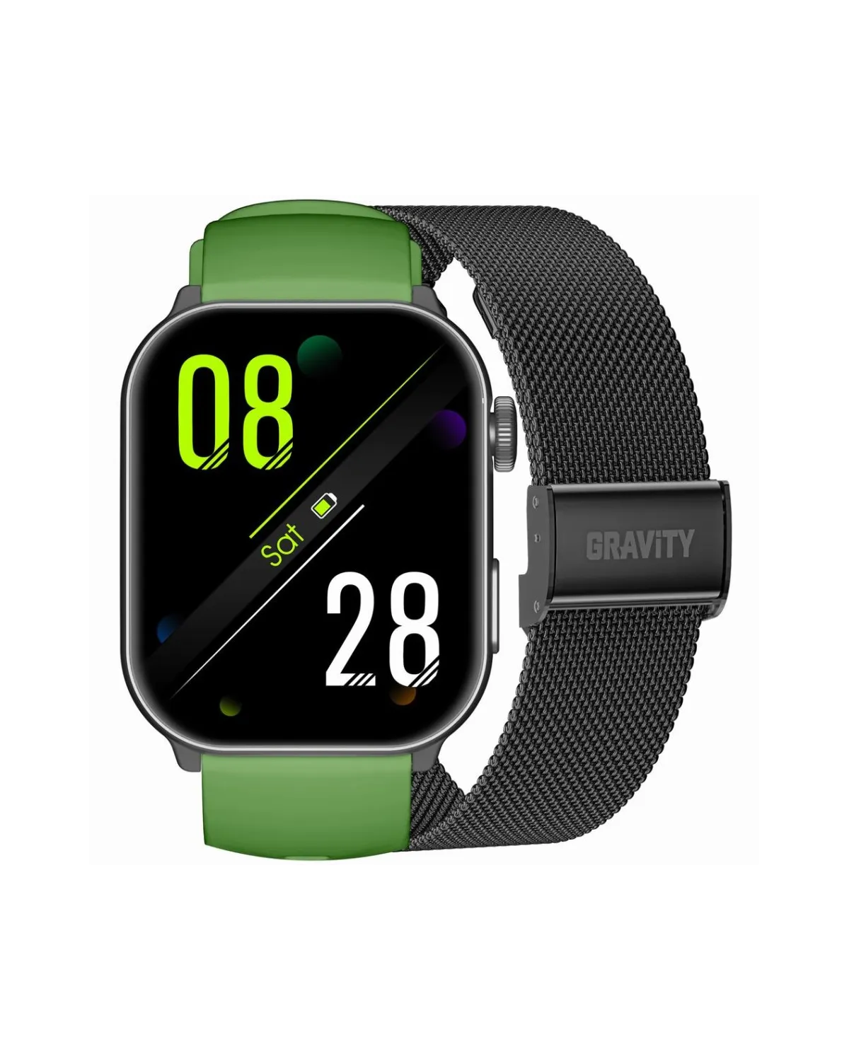 SMARTWATCH UNISEX GRAVITY GT28-4 - ROZMOWY BLUETOOTH, DODATKOWY PASEK (sg037d) SMARTWATCH UNISEX GRAVITY GT28-4 - ROZMOWY BLUETOOTH, DODATKOWY PASEK (sg037d)