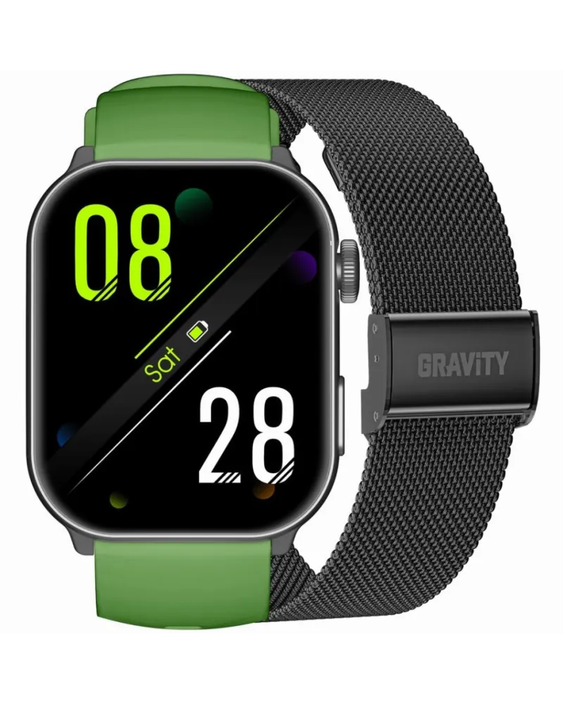 SMARTWATCH UNISEX GRAVITY GT28-4 - ROZMOWY BLUETOOTH, DODATKOWY PASEK (sg037d) SMARTWATCH UNISEX GRAVITY GT28-4 - ROZMOWY BLUETOOTH, DODATKOWY PASEK (sg037d)