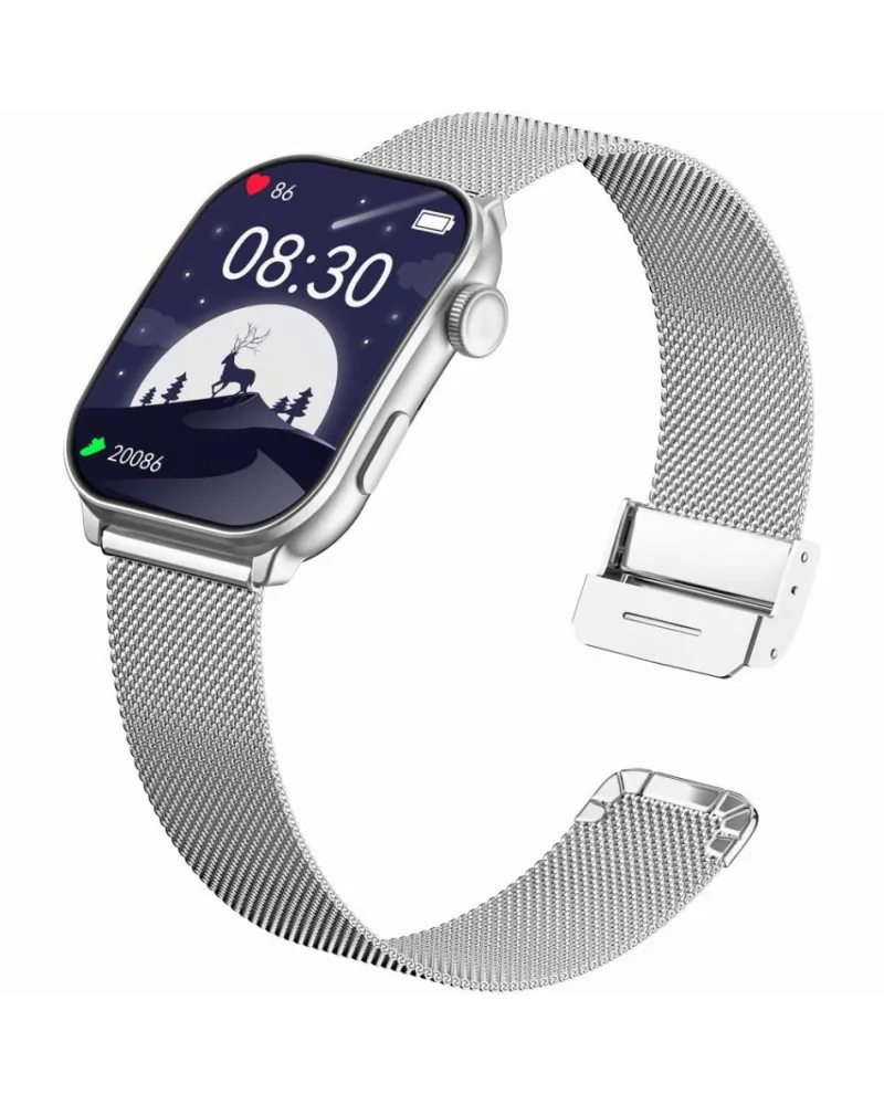 SMARTWATCH UNISEX GRAVITY GT28-9 - ROZMOWY BLUETOOTH, DODATKOWY PASEK (sg037i)