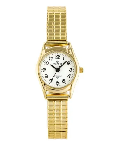 ZEGAREK DAMSKI PERFECT X133 (zp880b) gold - gumka