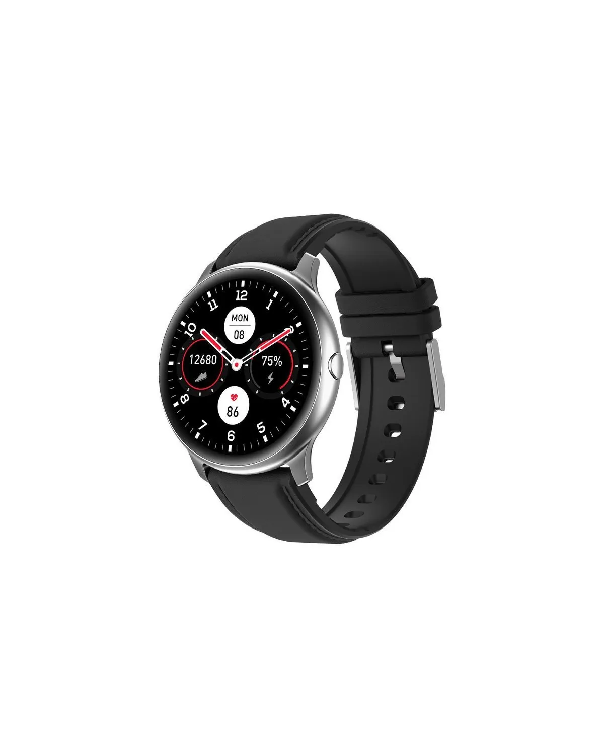 SMARTWATCH MĘSKI G. Rossi G.RSWSF1-3C1-1 silver/black + dodatkowy PASEK (sg003a) SMARTWATCH MĘSKI G. Rossi G.RSWSF1-3C1-1 silver/black + dodatkowy PASEK (sg003a)