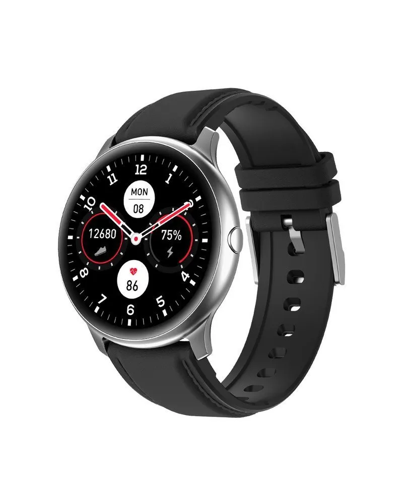 SMARTWATCH MĘSKI G. Rossi G.RSWSF1-3C1-1 silver/black + dodatkowy PASEK (sg003a) SMARTWATCH MĘSKI G. Rossi G.RSWSF1-3C1-1 silver/black + dodatkowy PASEK (sg003a)