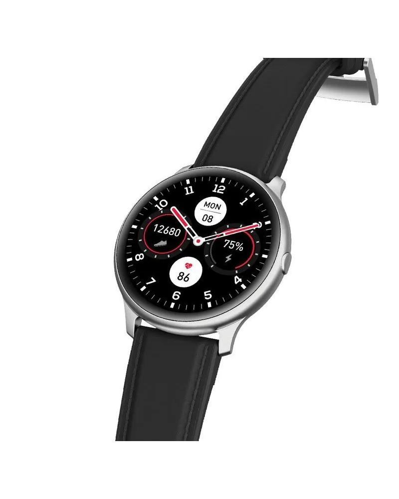 SMARTWATCH MĘSKI G. Rossi G.RSWSF1-3C1-1 silver/black + dodatkowy PASEK (sg003a) SMARTWATCH MĘSKI G. Rossi G.RSWSF1-3C1-1 silver/black + dodatkowy PASEK (sg003a)
