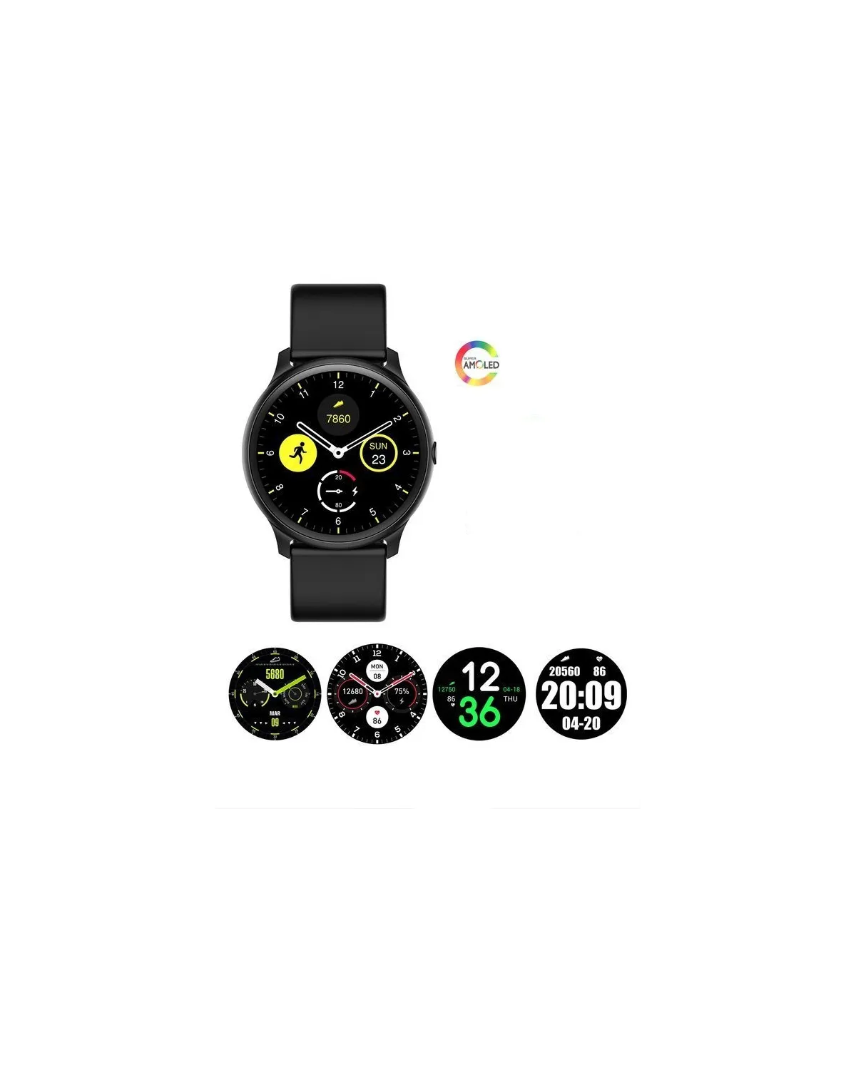 SMARTWATCH MĘSKI G. Rossi G.RSWSF1-6F1-1 blue/black + dodatkowy PASEK (sg003d) SMARTWATCH MĘSKI G. Rossi G.RSWSF1-6F1-1 blue/black + dodatkowy PASEK (sg003d)