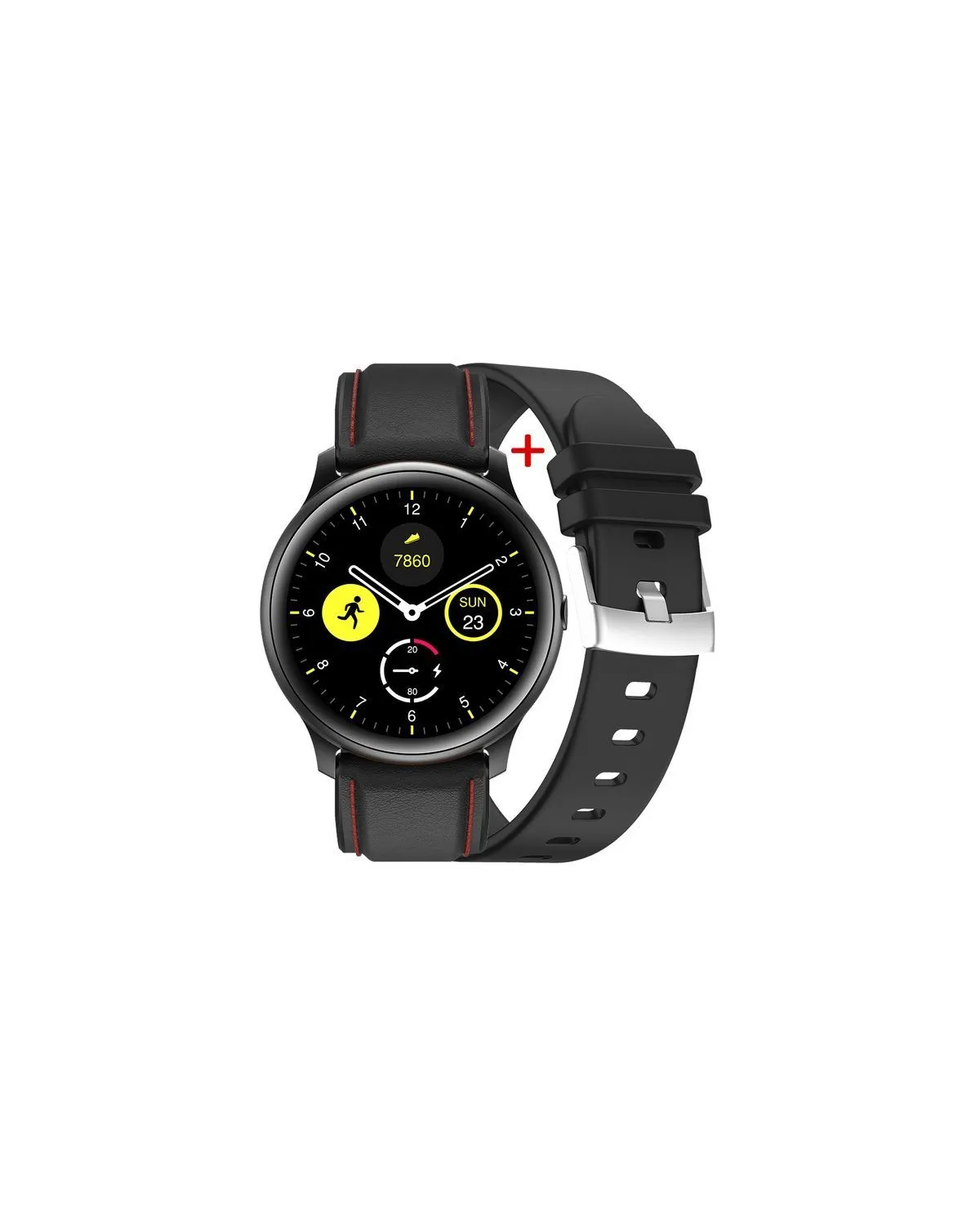 SMARTWATCH MĘSKI G. Rossi G.RSWSF1-1A1-1 black + dodatkowy PASEK (sg003e) SMARTWATCH MĘSKI G. Rossi G.RSWSF1-1A1-1 black + dodatkowy PASEK (sg003e)