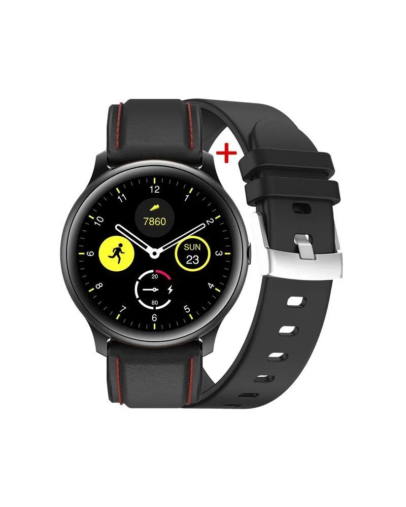 SMARTWATCH MĘSKI G. Rossi G.RSWSF1-1A1-1 black + dodatkowy PASEK (sg003e) SMARTWATCH MĘSKI G. Rossi G.RSWSF1-1A1-1 black + dodatkowy PASEK (sg003e)