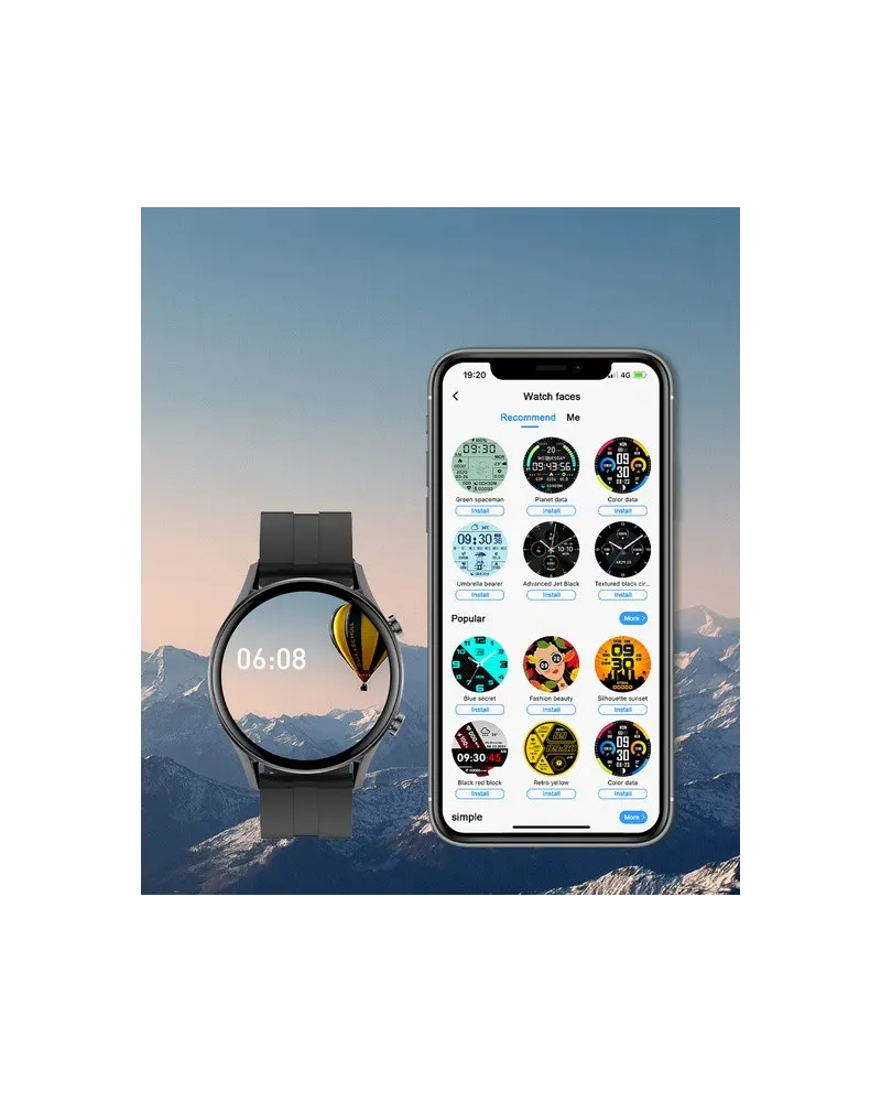 SMARTWATCH MĘSKI G. Rossi SW019-3 black/red (sg014c) PROWADZENIE ROZMÓW SMARTWATCH MĘSKI G. Rossi SW019-3 black/red (sg014c) PROWADZENIE ROZMÓW