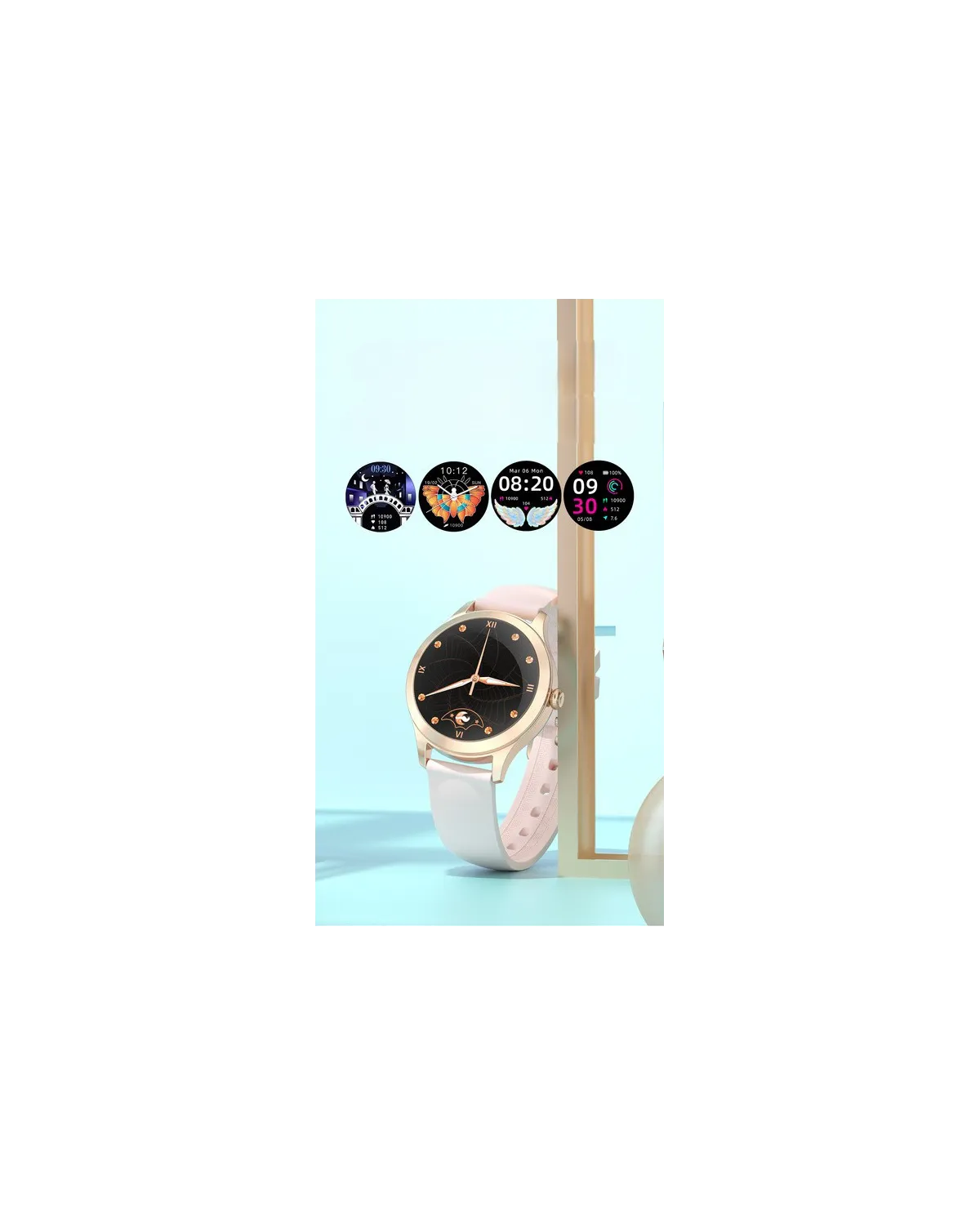 SMARTWATCH DAMSKI G. Rossi SW014-2 rosegold (sg009b) SMARTWATCH DAMSKI G. Rossi SW014-2 rosegold (sg009b)