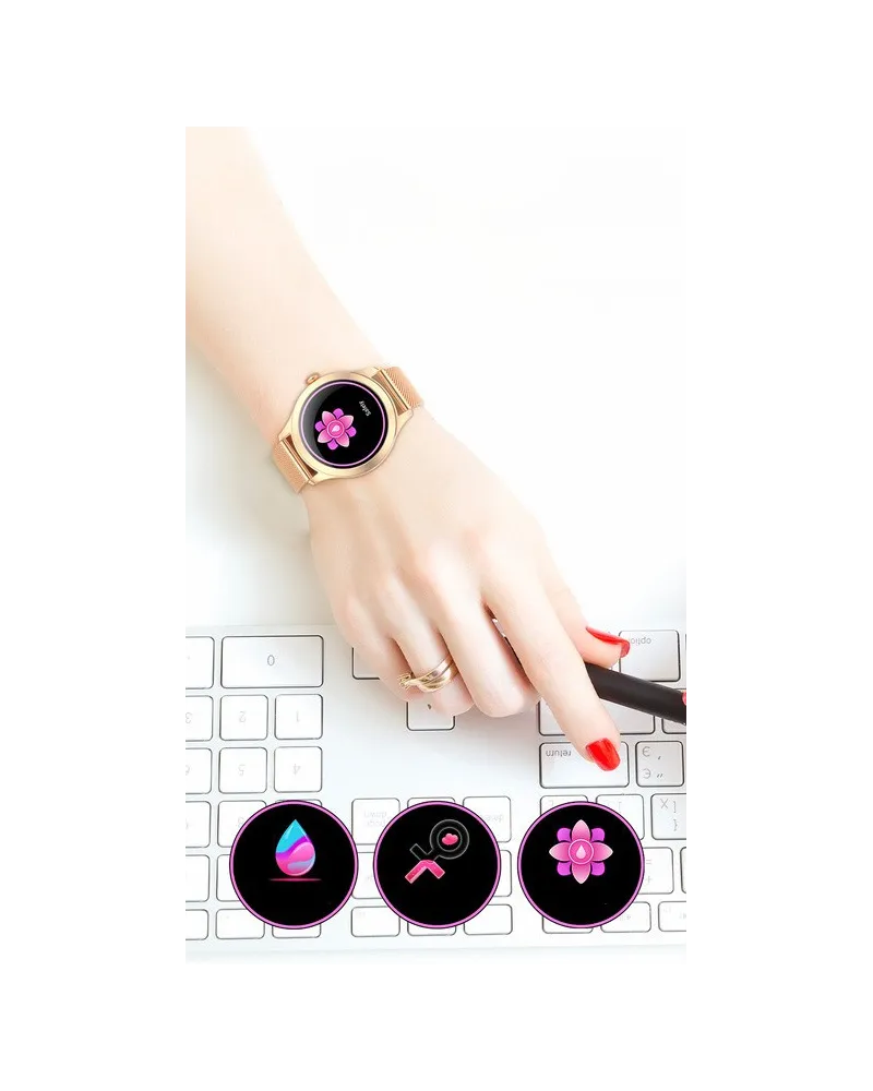 SMARTWATCH DAMSKI G. Rossi SW014-2 rosegold (sg009b) SMARTWATCH DAMSKI G. Rossi SW014-2 rosegold (sg009b)