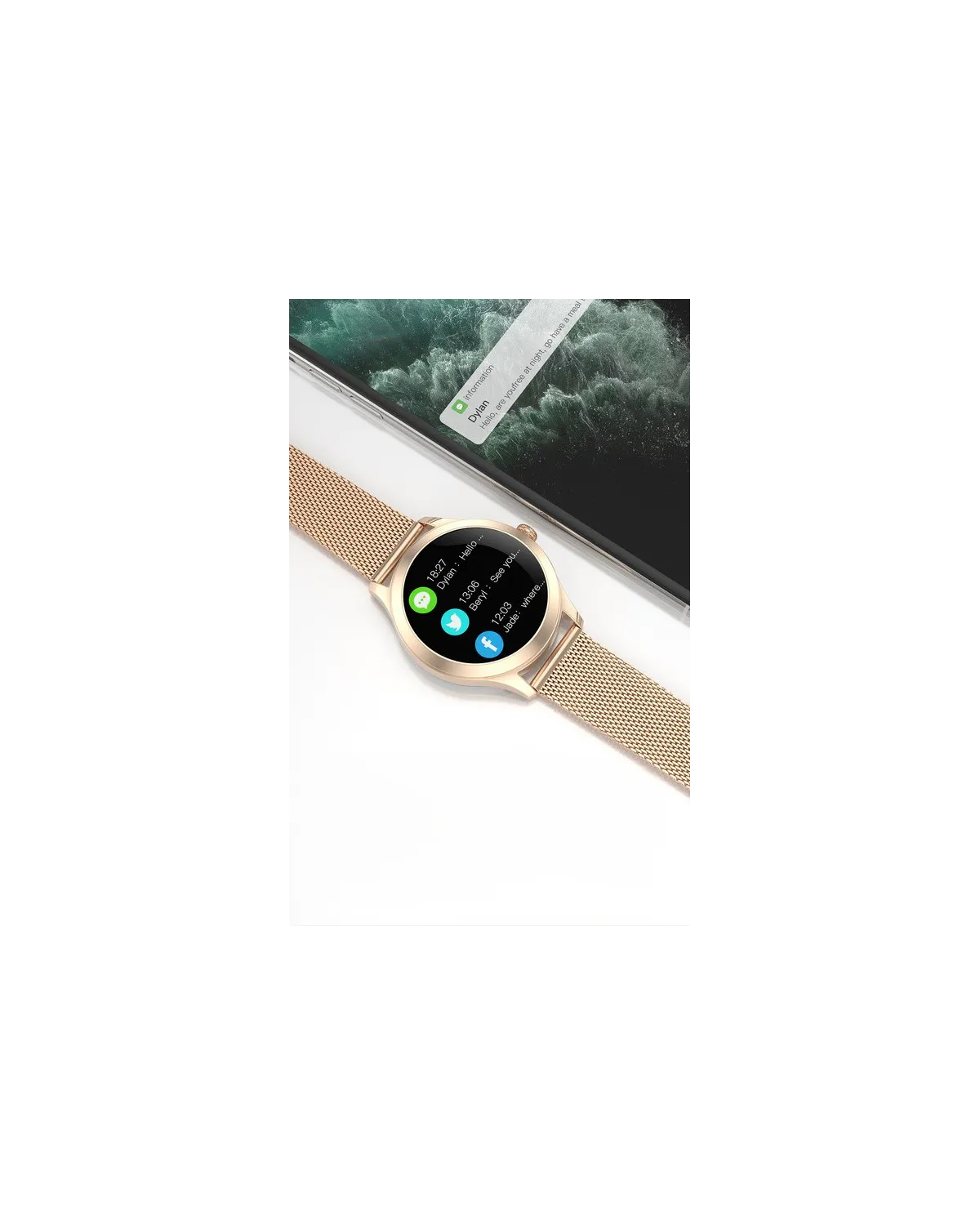 SMARTWATCH DAMSKI G. Rossi SW014-2 rosegold (sg009b) SMARTWATCH DAMSKI G. Rossi SW014-2 rosegold (sg009b)