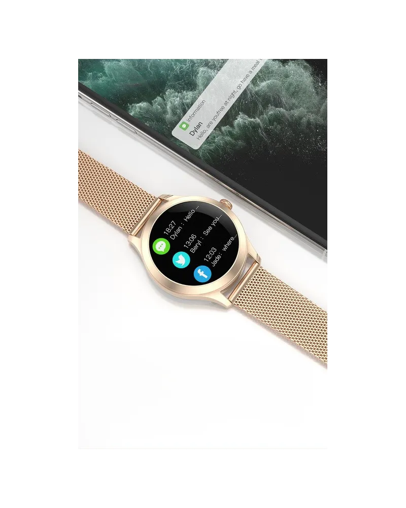 SMARTWATCH DAMSKI G. Rossi SW014-2 rosegold (sg009b) SMARTWATCH DAMSKI G. Rossi SW014-2 rosegold (sg009b)