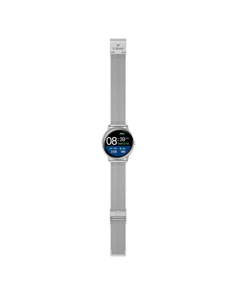 SMARTWATCH UNISEX G. Rossi SW015-3 silver (sg010c)