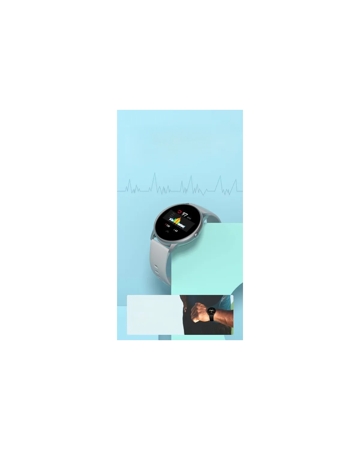 SMARTWATCH UNISEX G. Rossi SW015-3 silver (sg010c)