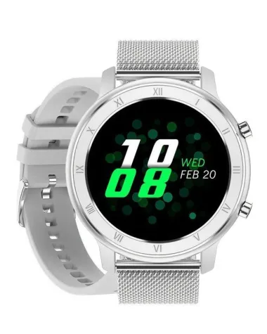 SMARTWATCH UNISEX Pacific 17-1 Bransoleta - srebrna + dodatkowy PASEK (sy010a)