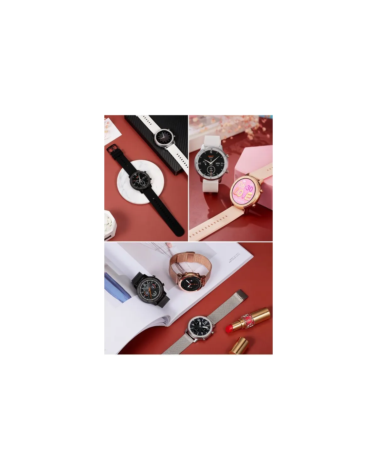 SMARTWATCH UNISEX Pacific 17-1 Bransoleta - srebrna + dodatkowy PASEK (sy010a)