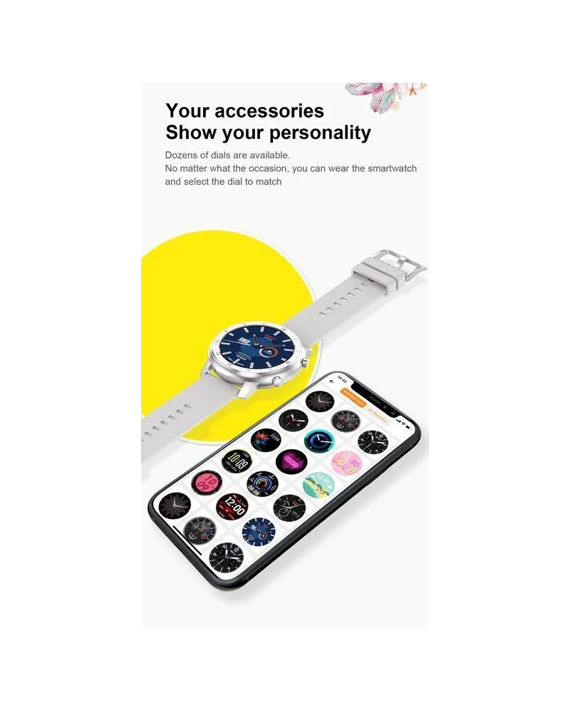 SMARTWATCH UNISEX Pacific 17-1 Bransoleta - srebrna + dodatkowy PASEK (sy010a)