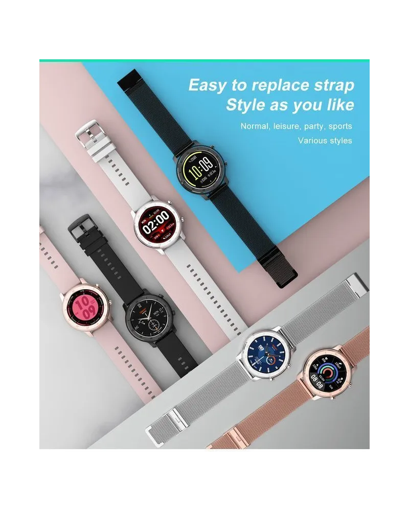 SMARTWATCH UNISEX Pacific 17-1 Bransoleta - srebrna + dodatkowy PASEK (sy010a)