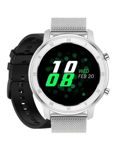 SMARTWATCH UNISEX Pacific 17-3 Bransoleta - srebrna + dodatkowy PASEK (sy010c)