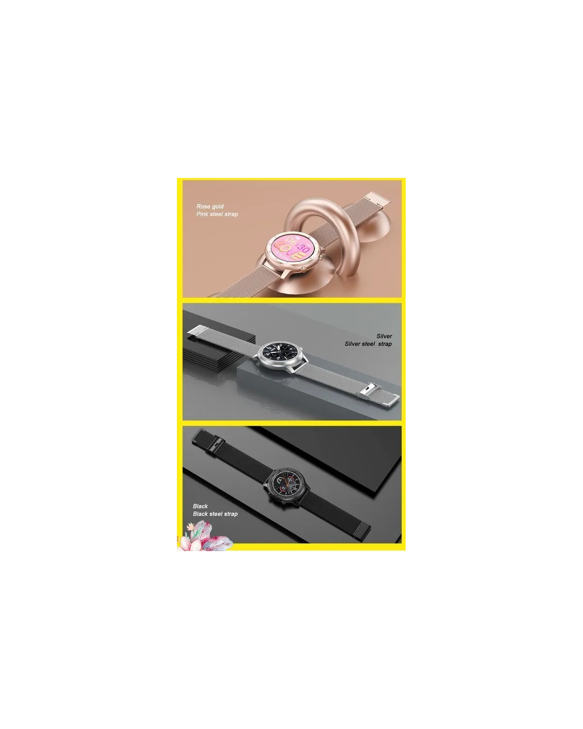 SMARTWATCH UNISEX Pacific 17-3 Bransoleta - srebrna + dodatkowy PASEK (sy010c) SMARTWATCH UNISEX Pacific 17-3 Bransoleta - srebrna + dodatkowy PASEK (sy010c)