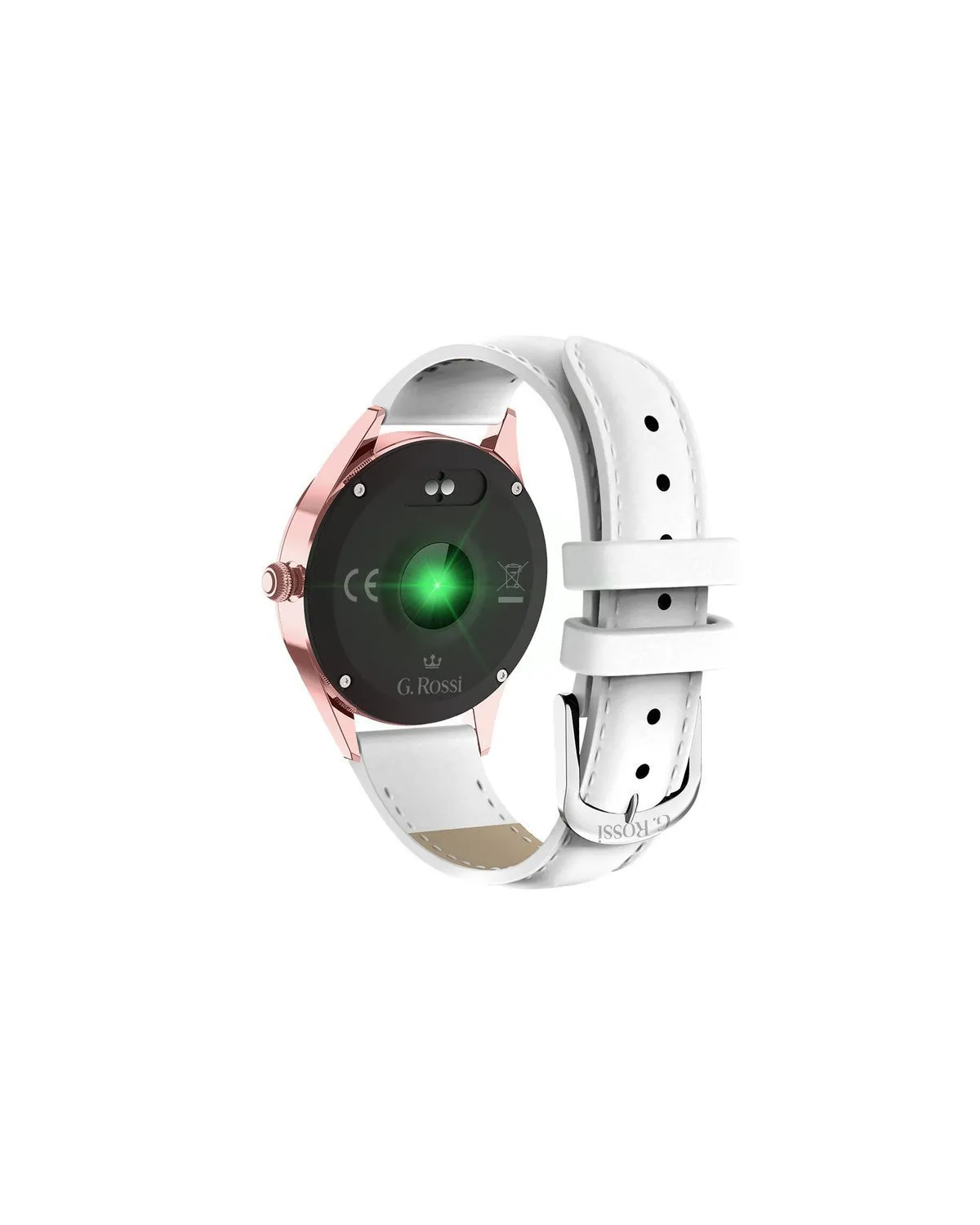 SMARTWATCH DAMSKI G. Rossi SW017-5 r.gold/white (sg011e) SMARTWATCH DAMSKI G. Rossi SW017-5 r.gold/white (sg011e)
