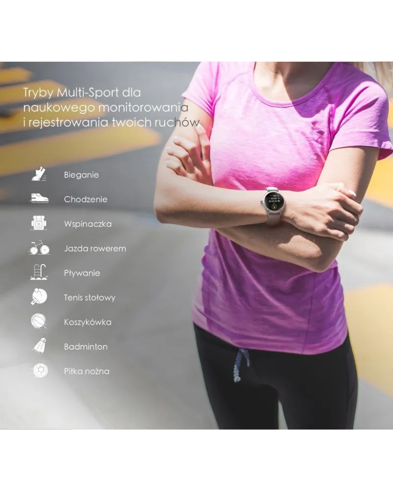SMARTWATCH DAMSKI G. Rossi SW017-5 r.gold/white (sg011e) SMARTWATCH DAMSKI G. Rossi SW017-5 r.gold/white (sg011e)