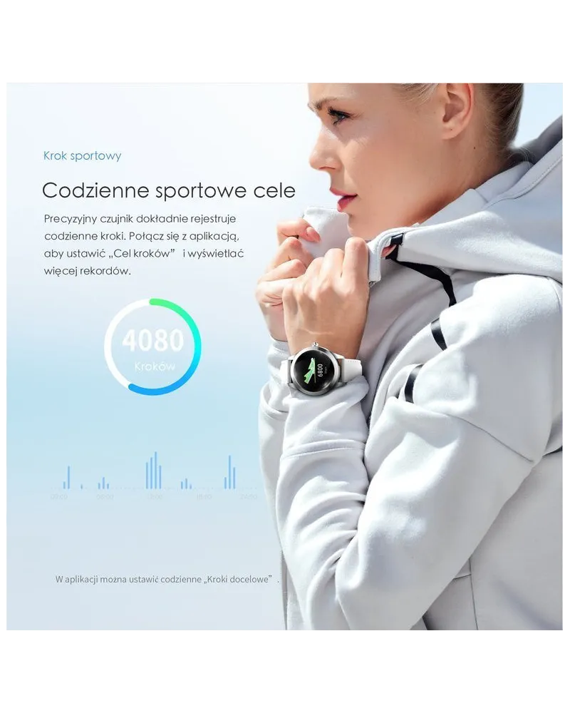 SMARTWATCH DAMSKI G. Rossi SW017-5 r.gold/white (sg011e) SMARTWATCH DAMSKI G. Rossi SW017-5 r.gold/white (sg011e)