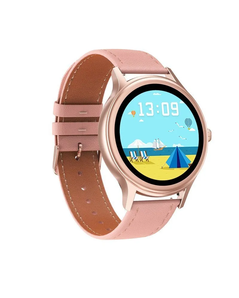 SMARTWATCH DAMSKI PACIFIC 18-1 - BRANSOLETA + PASEK: Rosegold / R&oacute;żowy (sy015a)