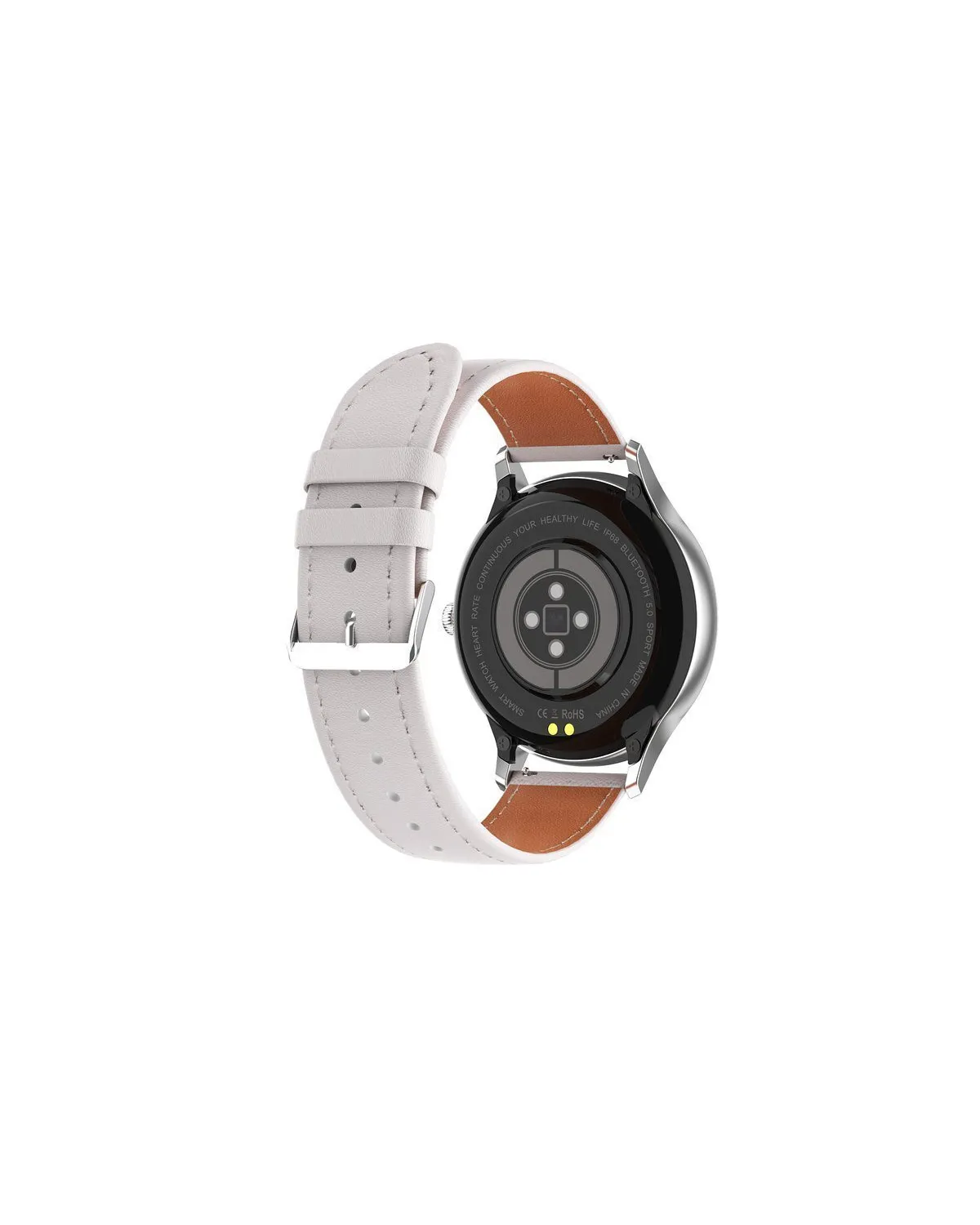 SMARTWATCH DAMSKI PACIFIC 18-2 - BRANSOLETA + PASEK: Rosegold / Biały (sy015b)