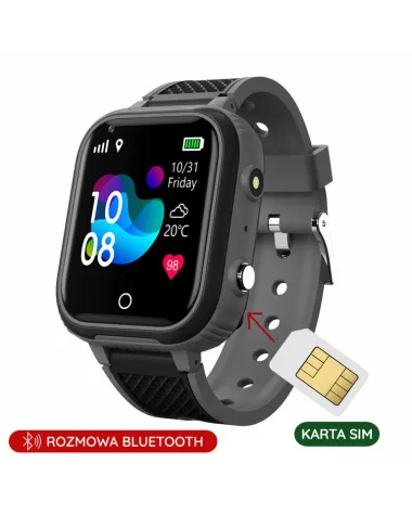 SMARTWATCH DZIECIĘCY PACIFIC 30-1 KIDS - black (sy026a)