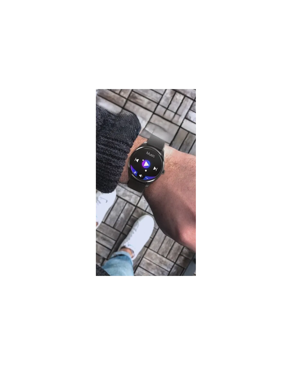 SMARTWATCH MĘSKI G. Rossi SW012-5 gold/gray + dodatkowa BRANSOLETA (sg007e) SMARTWATCH MĘSKI G. Rossi SW012-5 gold/gray + dodatkowa BRANSOLETA (sg007e)