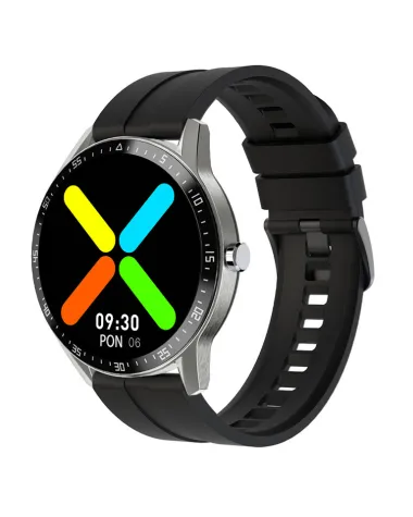SMARTWATCH MĘSKI G. Rossi SW018-1 silver/black (sg012a) WŁASNE TARCZE