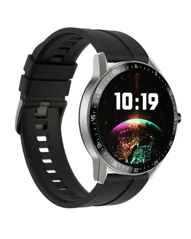 SMARTWATCH MĘSKI G. Rossi SW018-1 silver/black (sg012a) WŁASNE TARCZE