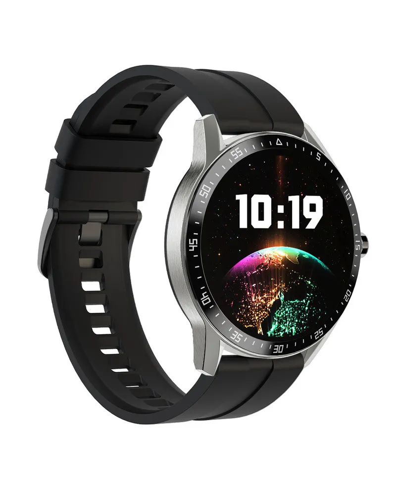 SMARTWATCH MĘSKI G. Rossi SW018-1 silver/black (sg012a) WŁASNE TARCZE
