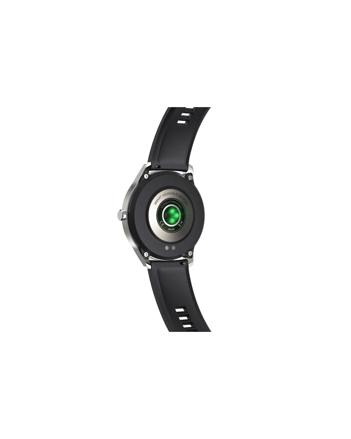 SMARTWATCH MĘSKI G. Rossi SW018-1 silver/black (sg012a) WŁASNE TARCZE