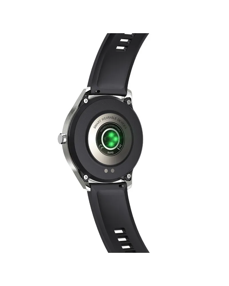 SMARTWATCH MĘSKI G. Rossi SW018-1 silver/black (sg012a) WŁASNE TARCZE