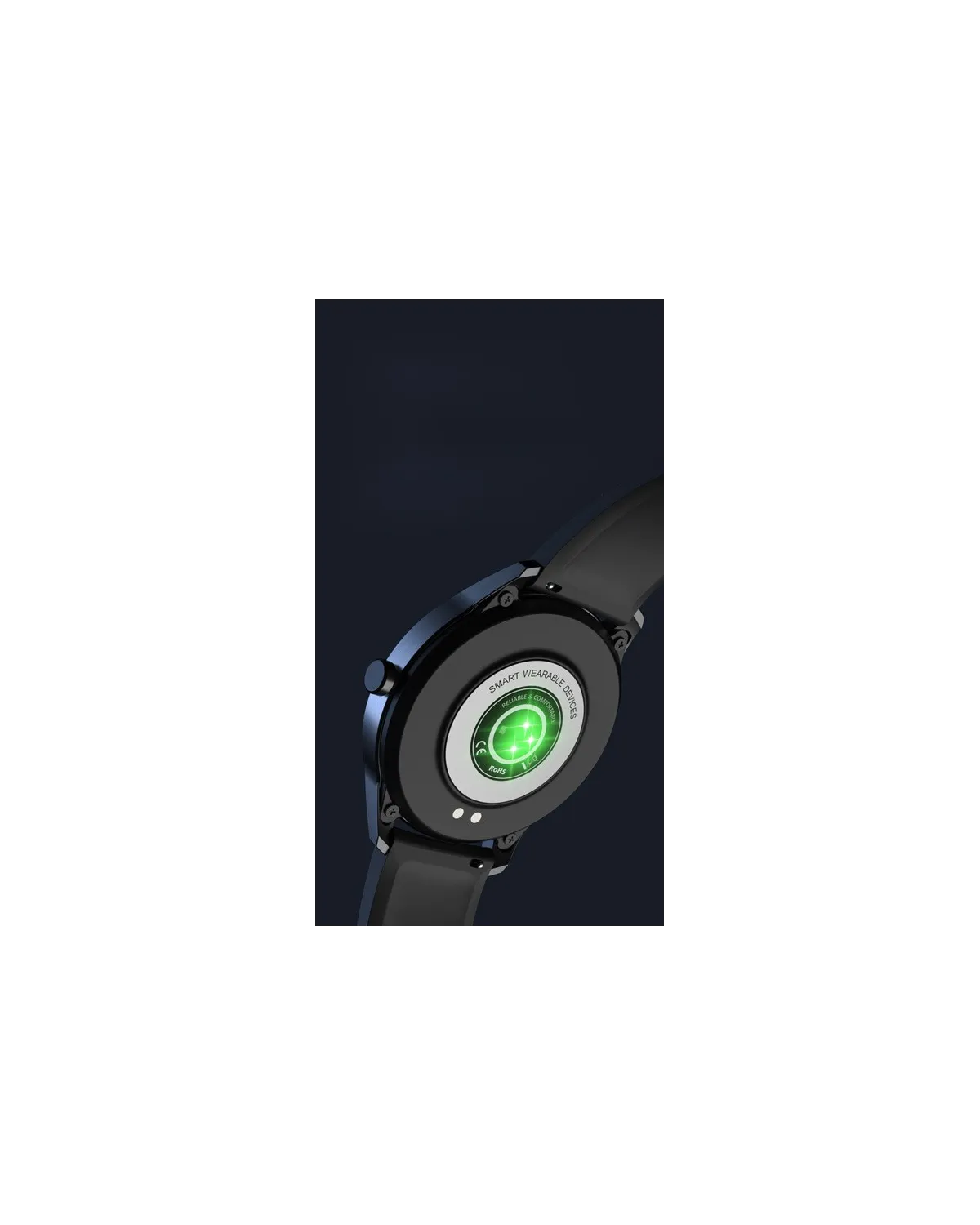 SMARTWATCH MĘSKI G. Rossi SW018-1 silver/black (sg012a) WŁASNE TARCZE
