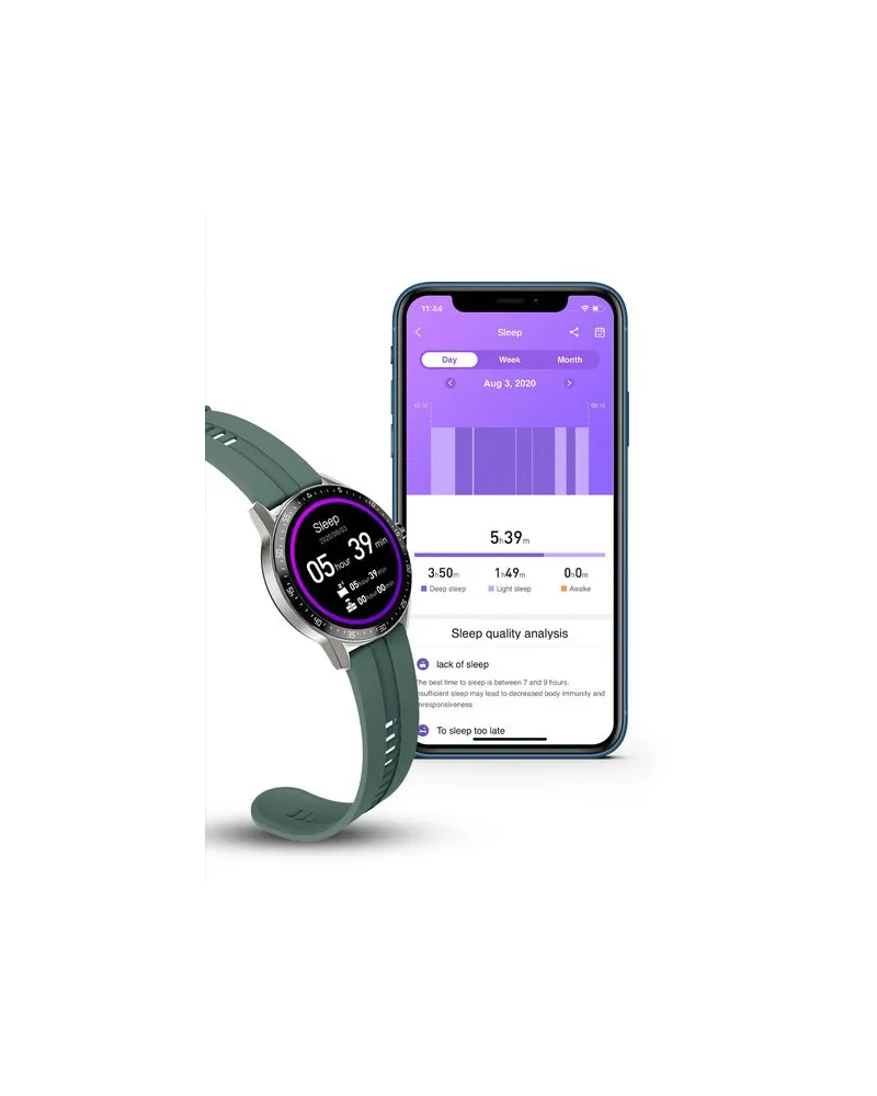 SMARTWATCH MĘSKI G. Rossi SW018-1 silver/black (sg012a) WŁASNE TARCZE