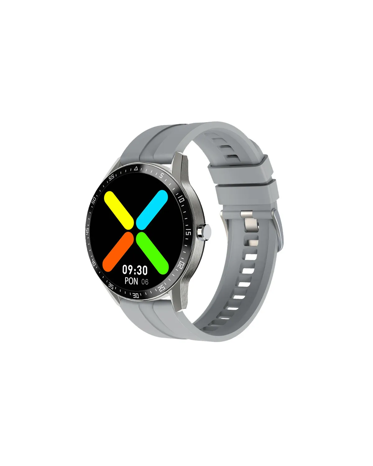 SMARTWATCH MĘSKI G. Rossi SW018-2 silver/gray (sg012b) WŁASNE TARCZE